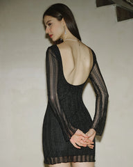 Black Tunic A-Line Mini Dress